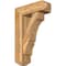 Ekena Millwork Balboa Craftsman Rough Sawn Bracket w/ Offset Brace, Western Red Cedar, 8"W x 24"D x 36"H BKT0806X24X36BOA04RWR - alternate 1